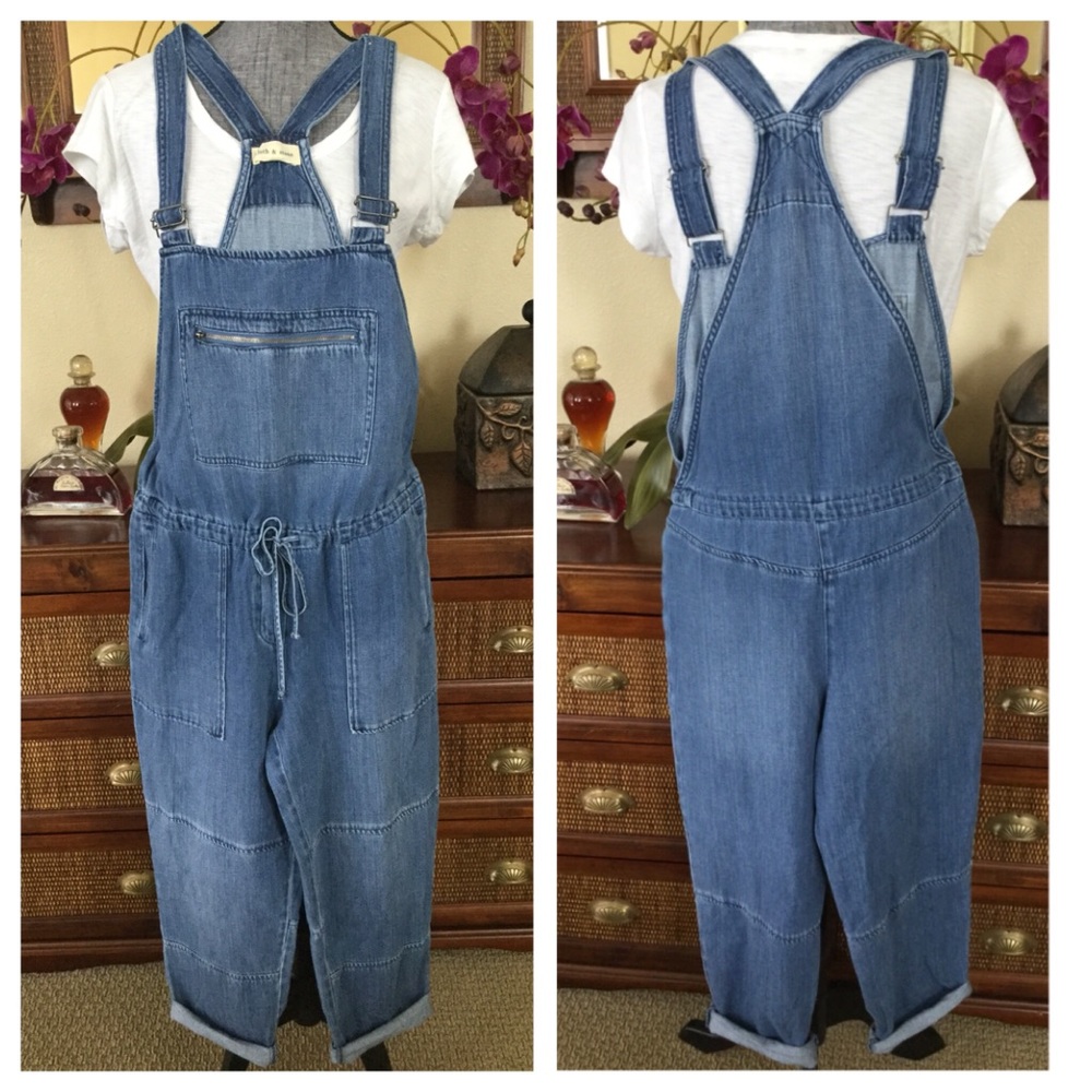 🆕Anthropologie Cloth & Stone Overalls.  NWOT. - Picture 3 of 6